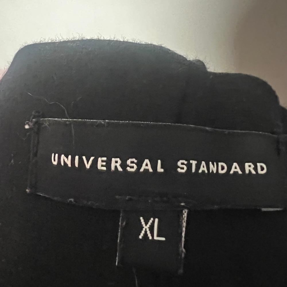 Universal Standard Ponte Pants XL Black Ankle Zip Pull On Stretch - Picture 4 of 8